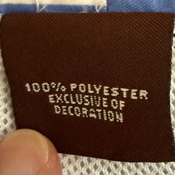 Tailorbyrd Swim Trunks Men’s Large Blue White Stripe Quick Dry Board Shorts - Picture 6 of 11